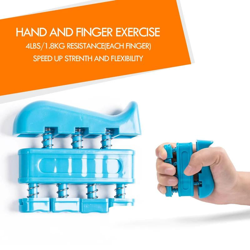 Hand Grip Gym Fitness Adjustable Count Set Finger Forearm Strength Muscle Recovery Gripper Exerciser Trainer Ball Decompression